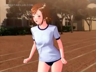 Delicate anime tinedyer makakakuha ng fucked sa pamamagitan ng kanya co-edukasyon