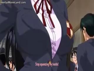 Erotic Anime College Cuties Sucking pecker Part3